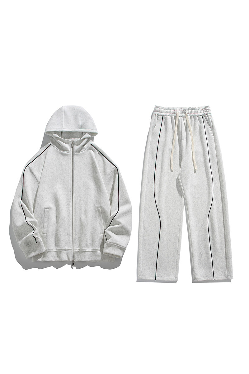 加绒加厚运动服套装W4683JR（加绒）特P60/K8666JR（加绒）特P45,男装休闲套装,电商A007-1