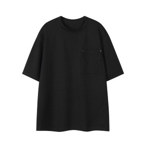 肌理感简约短袖T恤男夏季凉感口袋半袖宽松圆领上衣T3698-特价P22图片