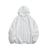 冰丝防晒夏季轻薄透气速干连帽衬衫休闲情侣装外套C2254-特价P42，男装防晒衣，电商A007-1