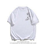 风新中式竹子240克双纱精梳棉半袖短袖T恤T3515-P25【特价】，男装T恤，电商A007-1
