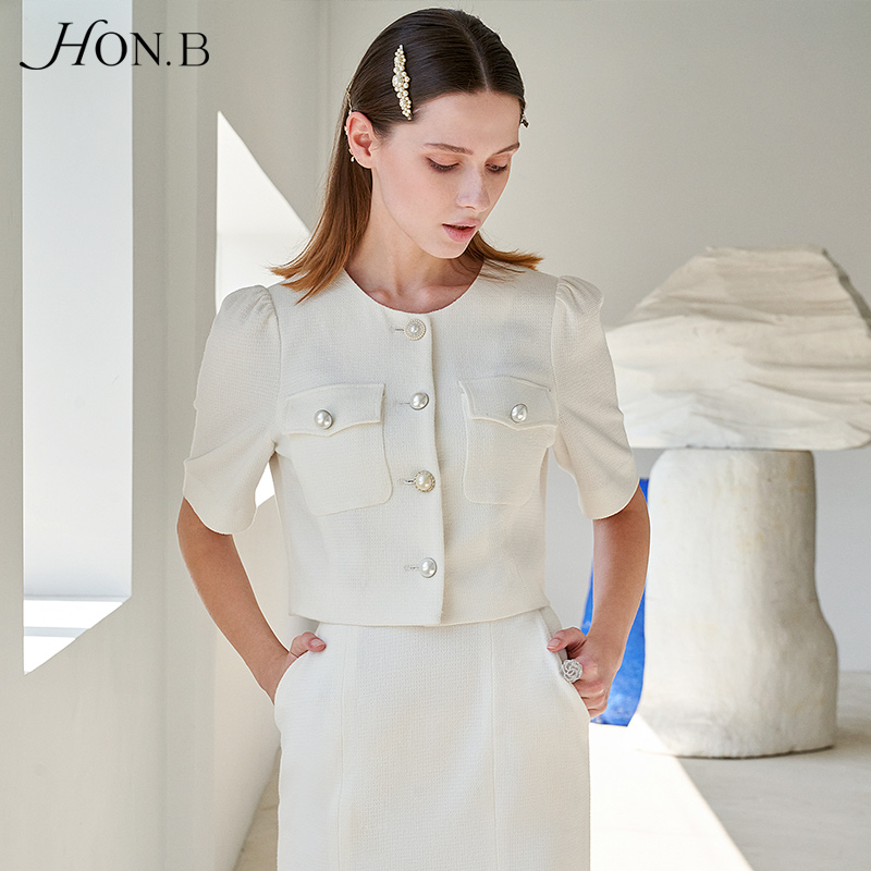 中袖 百搭 纯色 气质