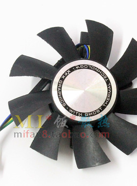 XFX讯景R7 260X欧美版 FS1280-AP184C 12V 0.45 A显卡4针散热风扇