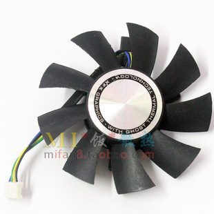 XFX讯景R7 260X欧美版 FS1280-AP184C 12V 0.45 A显卡4针散热风扇