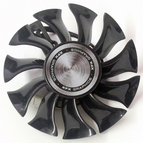 XFX  讯景 vHD7870XT FD9225U12S 0.48A 4针   智能温控显卡风扇
