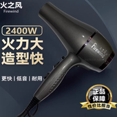 火之风F8电吹风机变频大功率发廊大风力速干风筒恒温护发 三插头