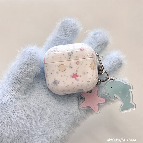 韩系可爱卡通苹果蓝牙耳机壳小众