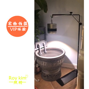 全光谱LED植物补光筒灯吊灯水草支架灯水草灯落地支架调光方灯座