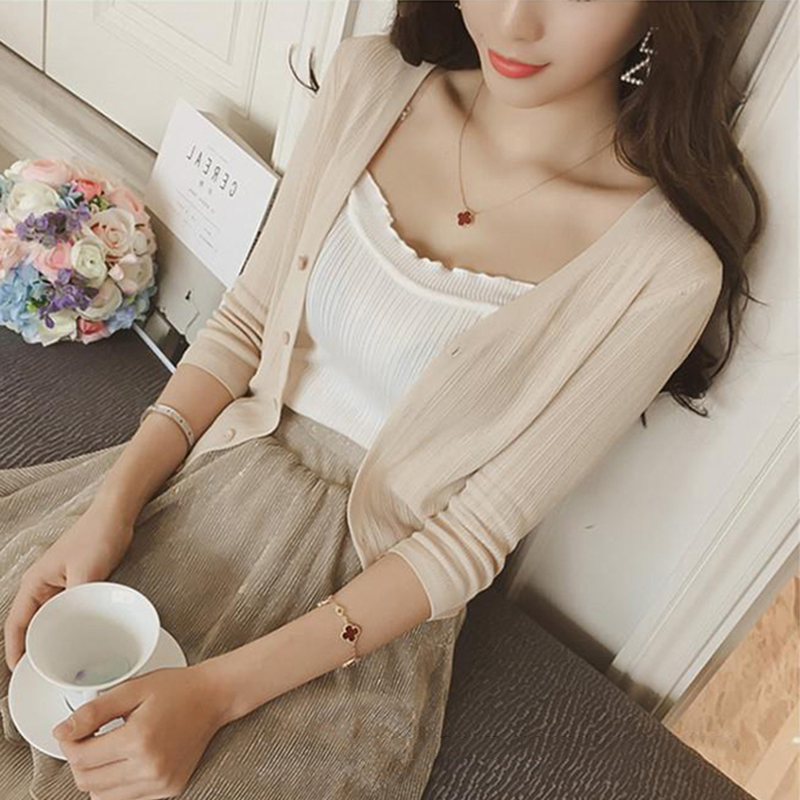 Ïļ¾vÁì±ùË¿ÕëÖ¯ÉÀÅ®¿ªÉÀ¶Ì¿îÐÞÉíÆß·ÖÐä¿Õµ÷ÉÀ±¡¿î·ÀɹÅû¼çÍâÌ×