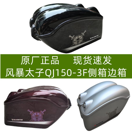适用钱江风暴太子摩托车配件国四QJ150-3F左右侧箱挂箱边箱尾箱