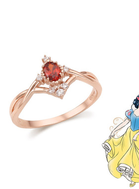 S925纯银在逃公主联名款loyd迪士妮公主联名贝尔乐佩瑞拉系列戒指