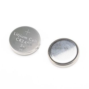 CR2450 3V纽扣电池540mAh 电流0.4mA门禁汽车钥匙遥控器电池1粒