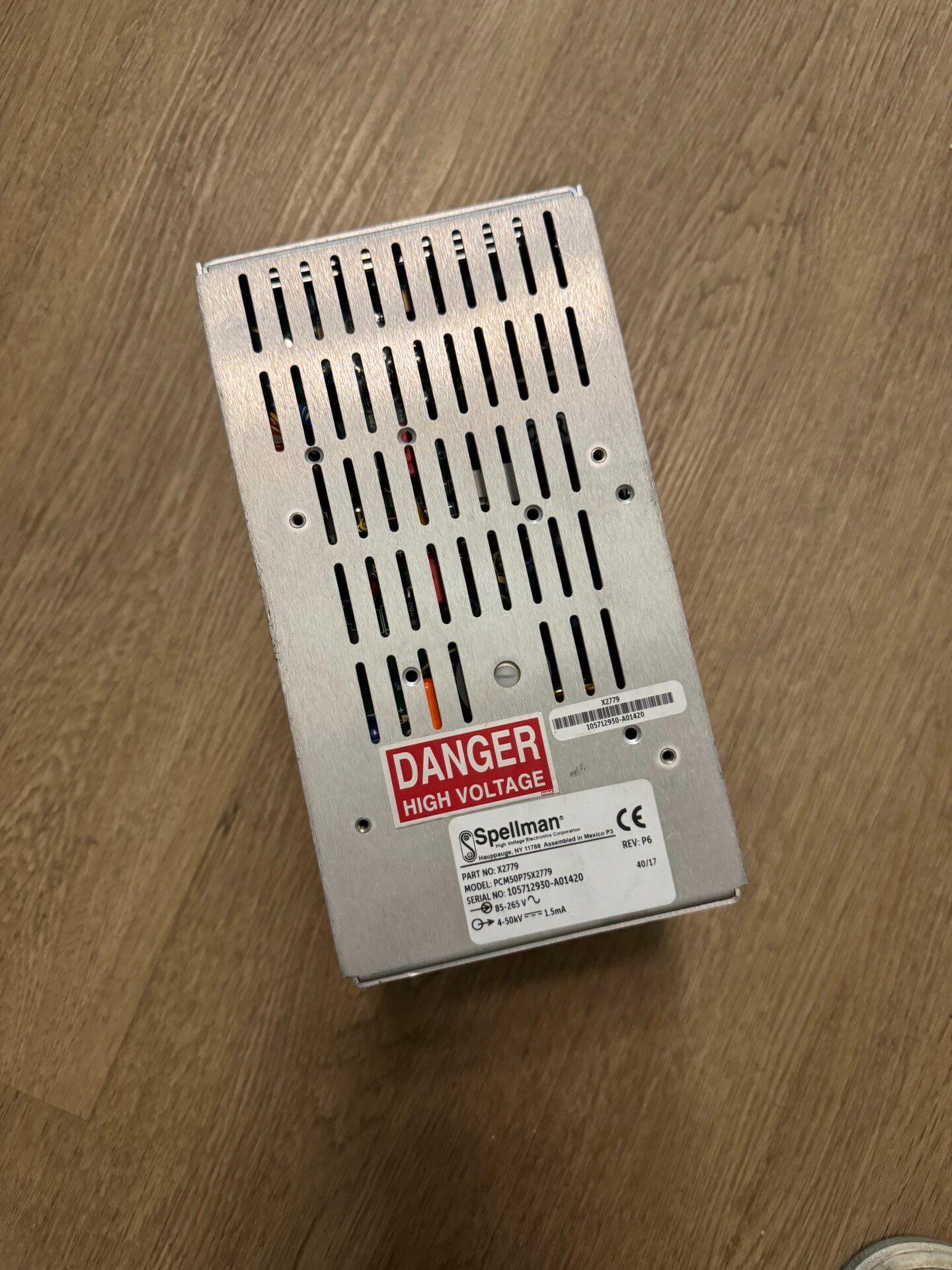 美国斯派曼spellman高压电源pcm50p75x2779
