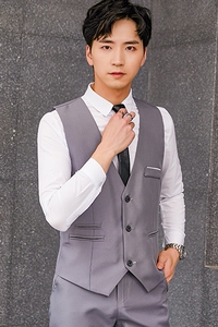 男仕春秋夏冬季韩版修身外贸学生商务婚礼职业休闲西服三件套正装图片