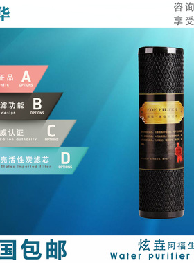 诺华滤芯除垢净化烧结活性炭