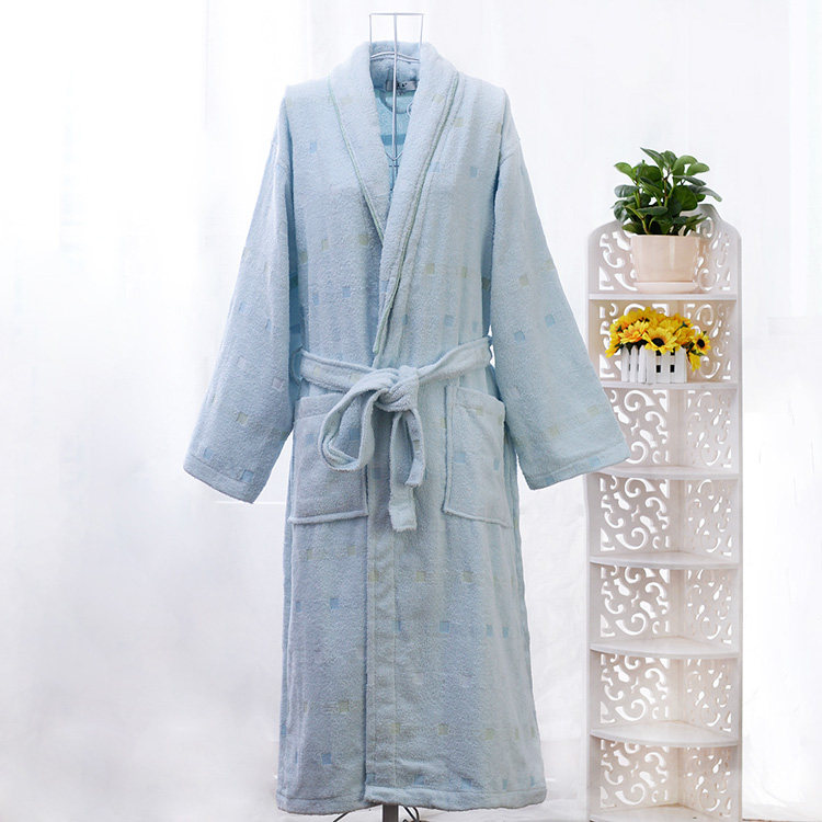 Peignoir jeunesse Coton jacquard éponge peignoir - Ref 595943 Image 5