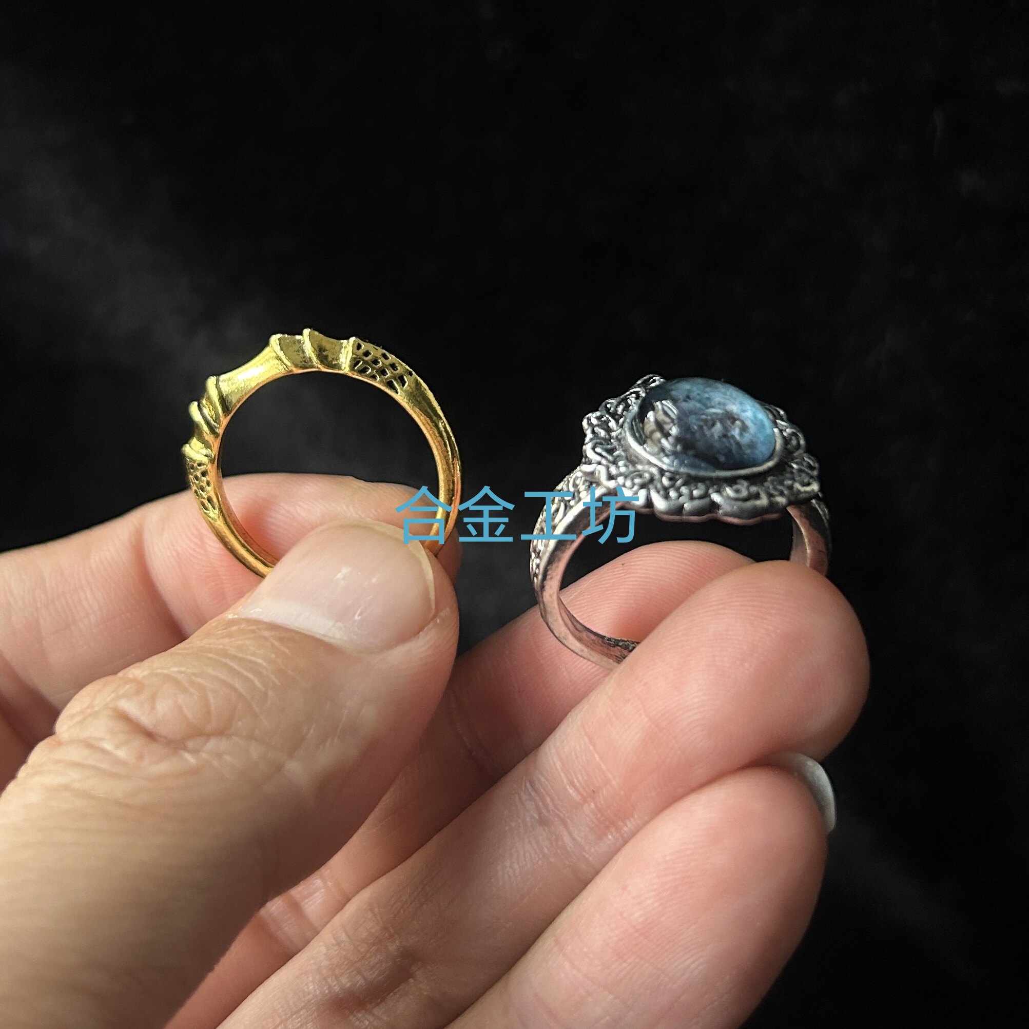 包邮价+艾尔登法环暗月戒指+女巫戒指,合金开口,通用,改良版