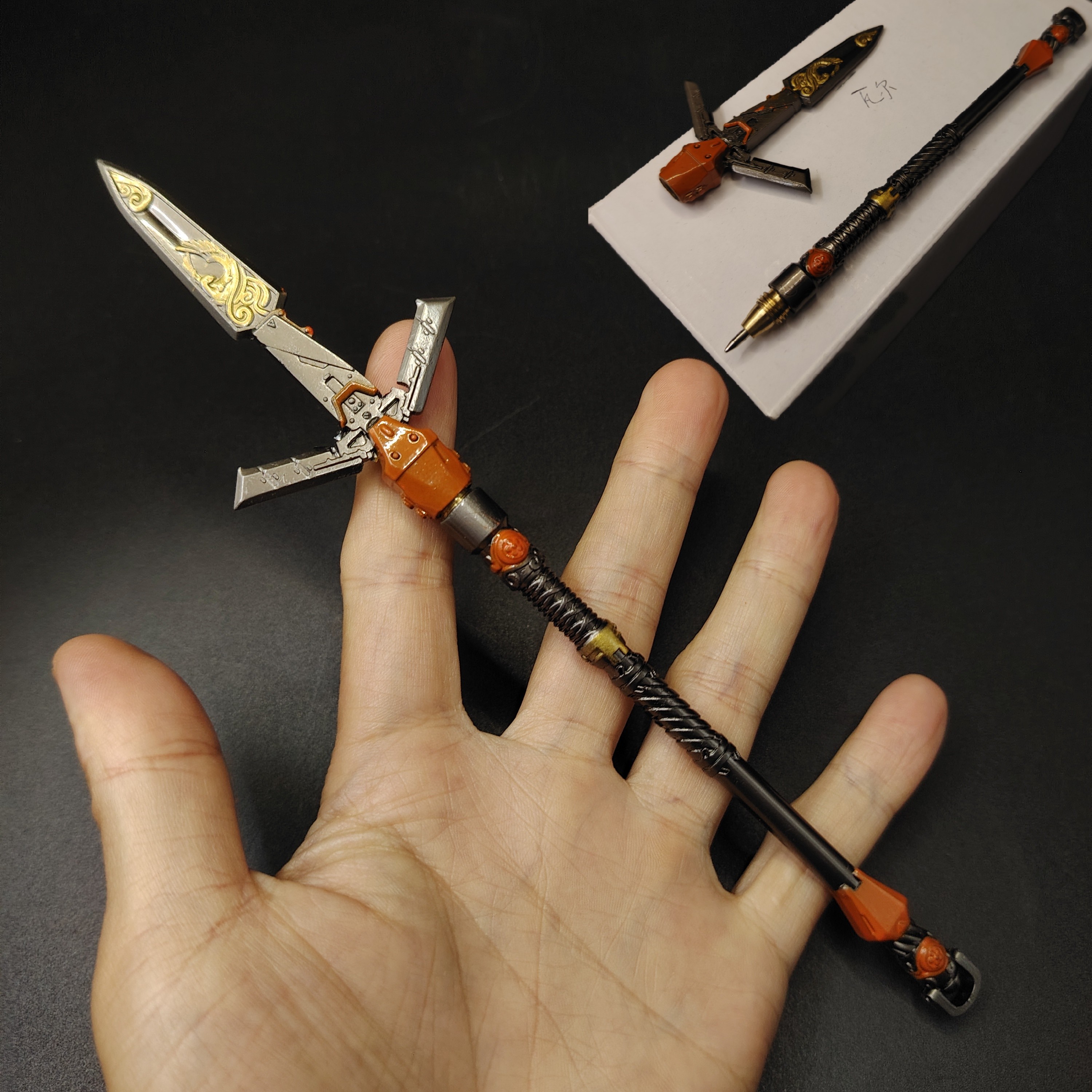 【包邮】Apex瓦尔基里签字笔20厘米(金属笔)实用与摆件结合礼品