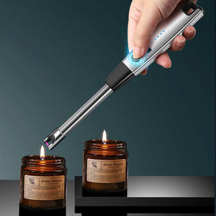 煤气灶脉冲点火器香薰电子燃气灶打火机长手柄防风蜡烛烟花点火枪