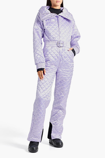 CORDOVA 女士秋冬新款夹克外套一体格子收腰保暖滑雪服连体裤