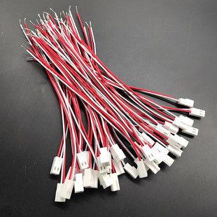12条2510端子线2P端子线2150mm公插头红白排线电子线照明系统接线