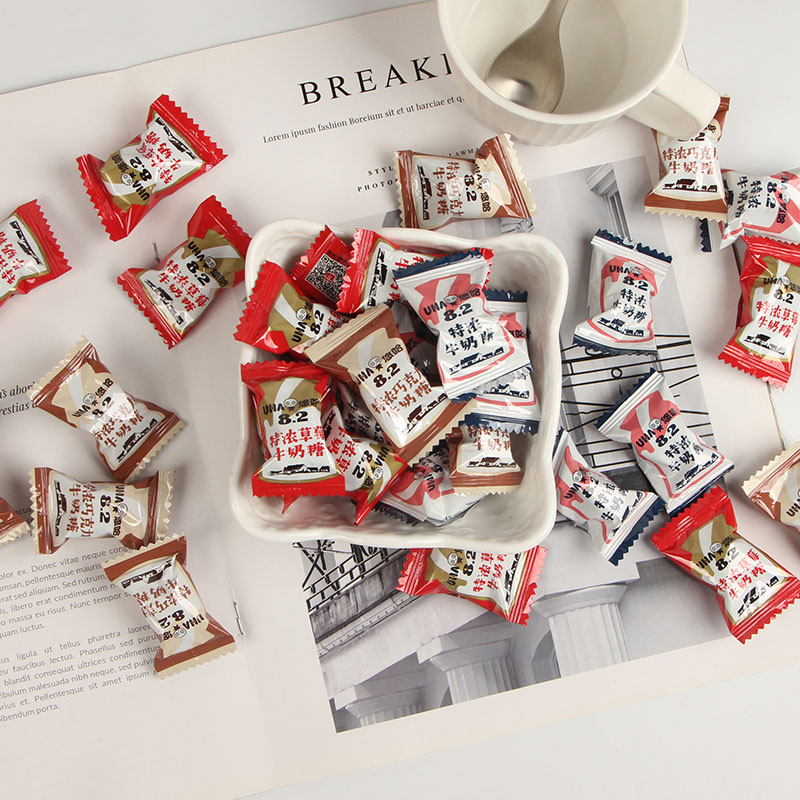 UHA悠哈特浓牛奶糖结婚喜糖婚宴爆款儿童休闲小零食招待糖果散装