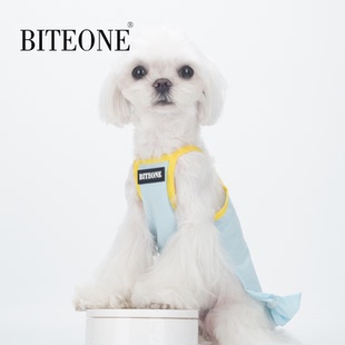 BITEONE狗狗猫咪小型犬轻薄衣服泰迪比熊凉凉夏季宠物清凉小吊带