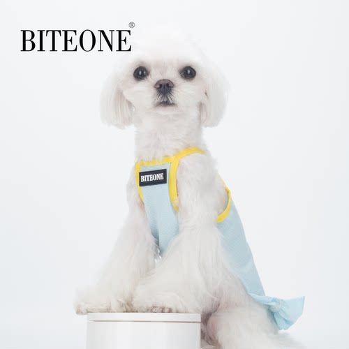 BITEONE狗狗猫咪小型犬轻薄衣服泰迪比熊凉凉夏季宠物清凉小吊带