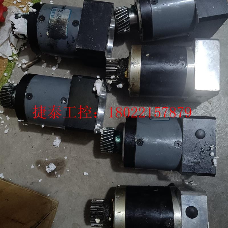 议价 口罩机拆机750W伺服电机行星减速机,便宜扔掉,废铁价格