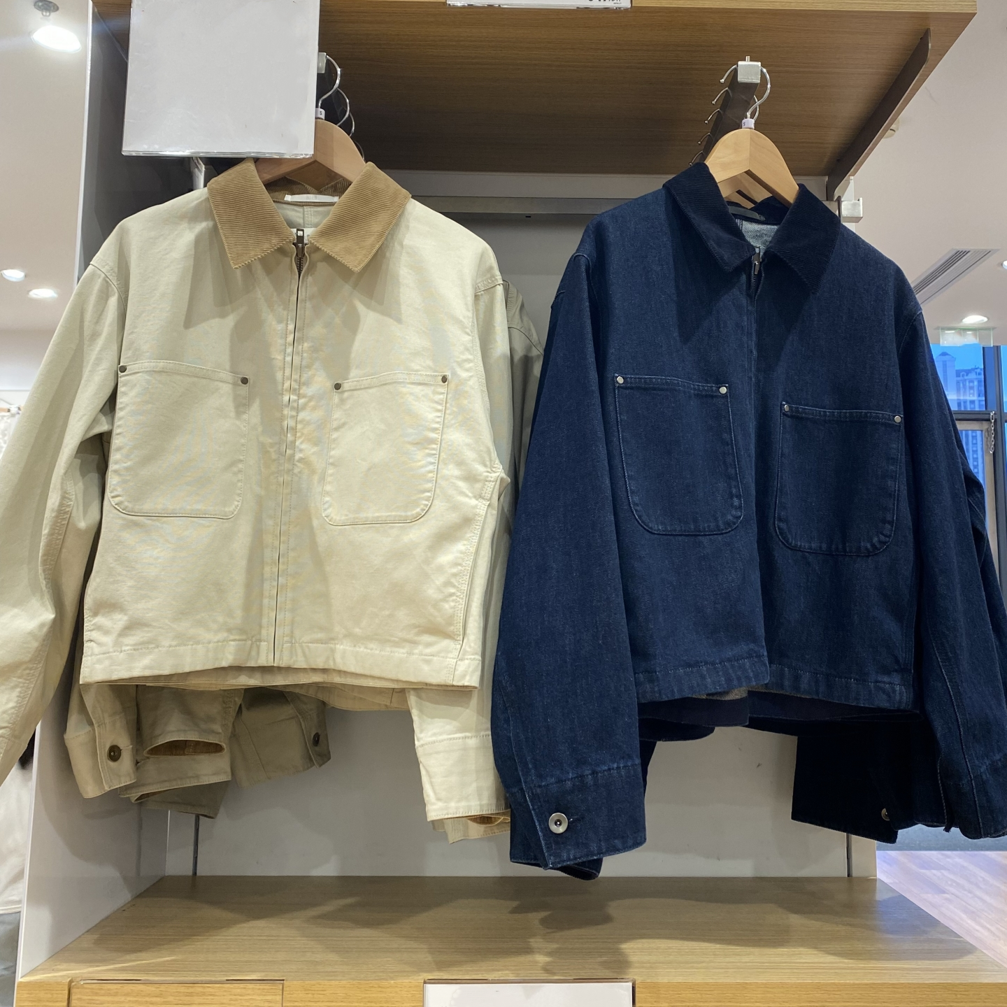 女装休闲拉链短茄克/外套翻领时尚夹克新款工装百搭上衣R479208