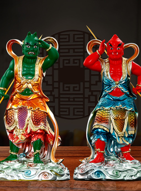 千里眼顺风耳佛像妈祖娘娘部将