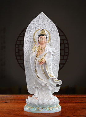 观音佛像家用店铺供奉自在观音像