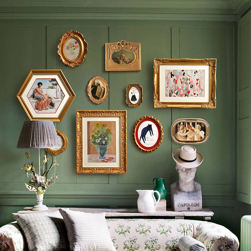 萨福时代 北欧轻奢艺术壁画抽象人物装饰画组合客厅餐厅卧室挂画图片