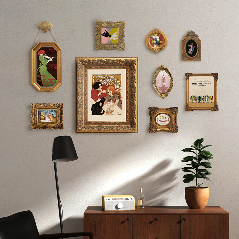 斯柏达客厅法式复古小众装饰画
