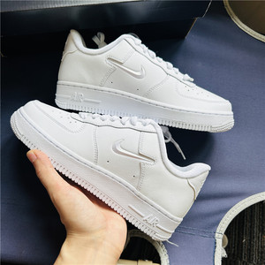 Nike Air Force 1 AF1空军一号撕撕乐纯白女鞋板鞋 CJ1650 FB8251