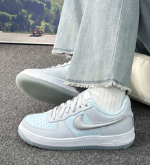 Nike Air Force 1 空军一号低帮 男女板鞋水晶底冰雪蓝HQ3249-043