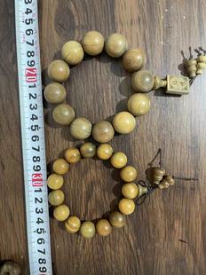 燕赵蠡 蜗宝宝毛线店铺 纯天然绿檀手串12颗15颗