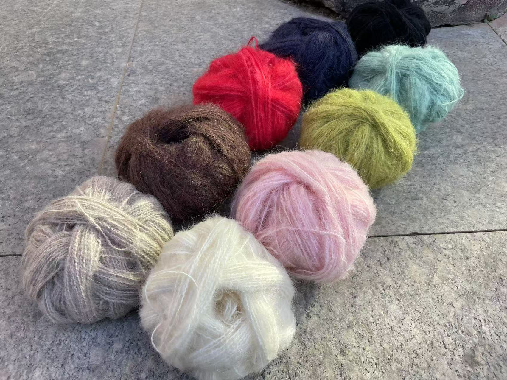 费雯丽燕赵蠡蜗宝宝毛线店铺2025苏黎羊驼马海毛棒针钩针毛线