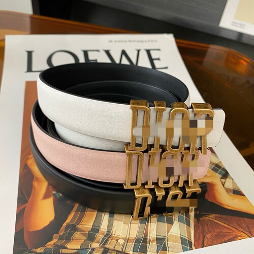 cd百搭金属字母腰带女尼龙网红