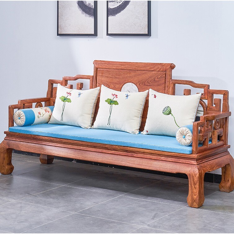 红木沙发刺猬紫檀花梨木客厅现代简约实木沙发茶几组合