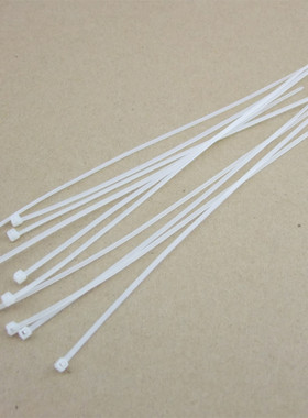 10根 自锁式尼龙扎带 3X100MM 自锁扎带 马达固定 DIY配件