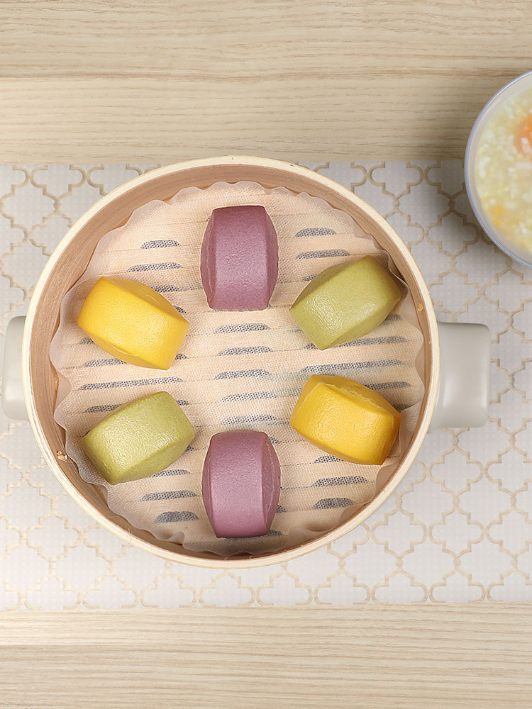 Kitchen Xiaolongbao steamer paper Steamed bun steamed bun pad paper Disposable non-stick oil paper Baking paper Steamer cloth