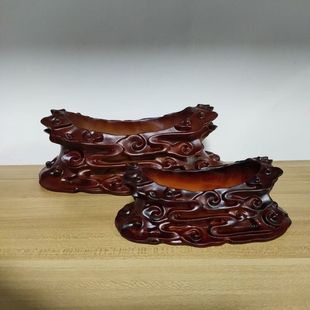 奇石头底座托盘架免挖凹槽通用太行摆件万能摆件工艺品垫增高非木