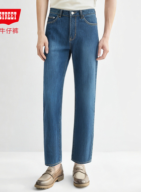 第五街5th street新款男装中腰时尚休闲中直筒牛仔裤315833-243