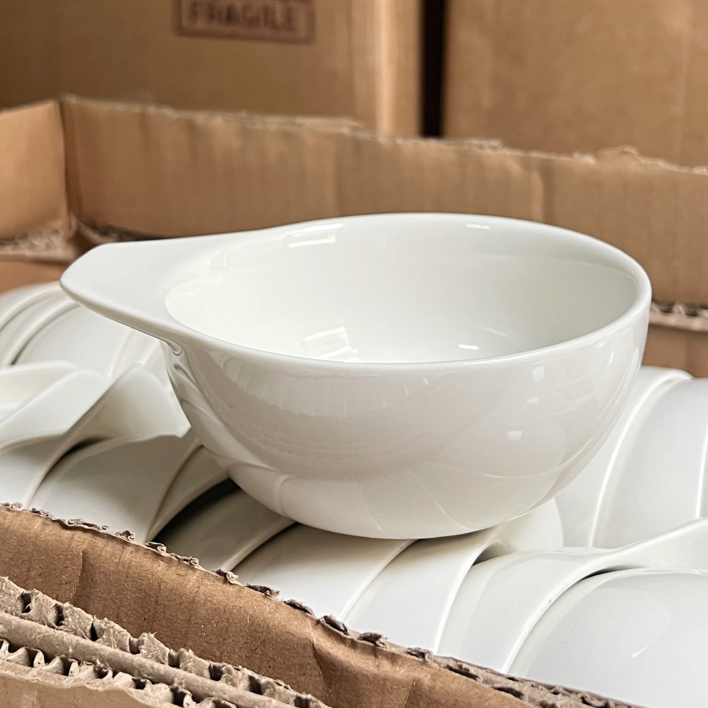 德化白瓷蘸料碟火锅酱料碗米饭碗沙拉甜品碗早餐燕麦片宝宝辅食碗