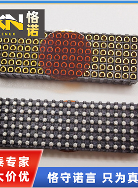 ASP-103612-04 Samtec申泰 1.27mm间距 114Pin 6排镀金母座板对板