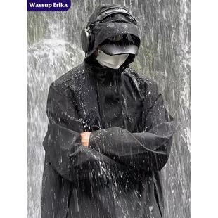 WASSUP ERIKA三合一可拆卸防水冲锋衣男女款春秋户外旅游爬山外套