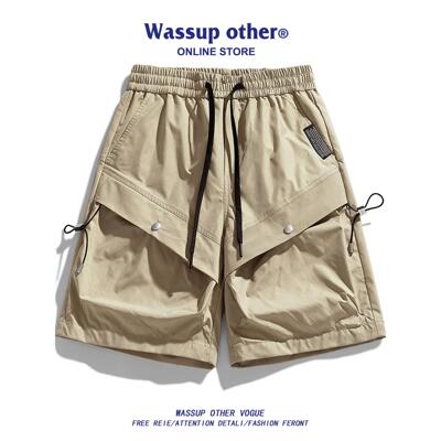 WASSUP OTHER美式复古工装短裤夏季男款潮牌宽松运动休闲五分裤男