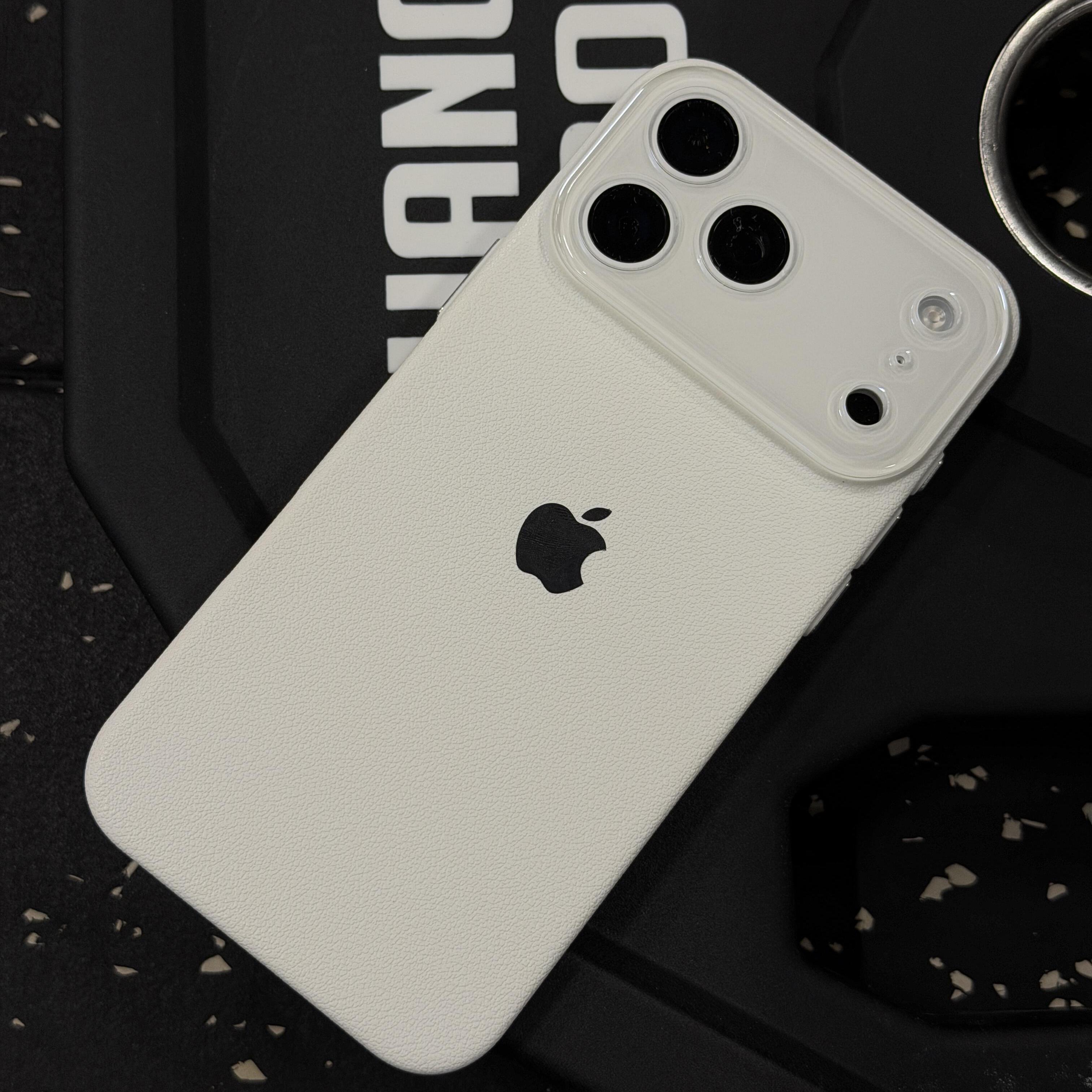 ins风高颜值白月光荔枝纹质感适用苹果17pro手机壳新款iphone16promax韩系小众15超薄磨砂14plus防摔13爆款12