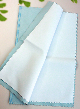 大号擦银布多层擦拭布四层 25*30cm鹿皮绒 首饰氧化发亮可印logo