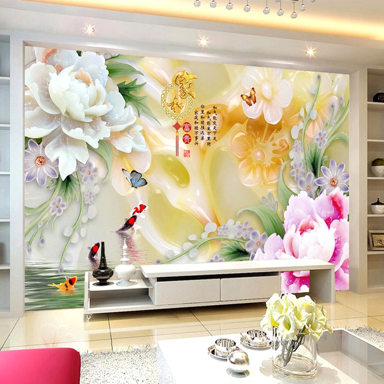 3dÓñµñĵµ¤»¨±Ú»¼ÒºÍ¸»¹óµçÊÓ±³¾°Ç½±ÚÖ½8dÁ¢Ìå¾ÅÓãͼ5d¿×ȸǽֽ